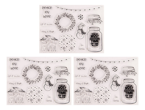Álbum De Fotos Con Sellos Transparentes Para Bricolaje, 3 Un