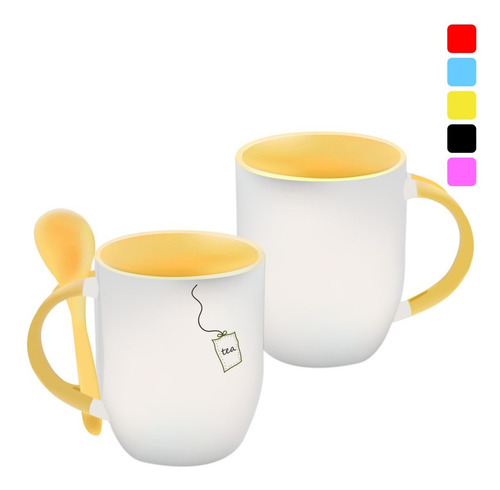 Taza Personalizada Té Con Cuchara