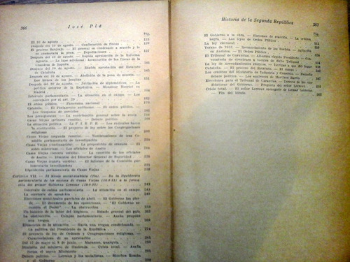 Pla, J. Historia De La Segunda República Española .tomo Ii (Usado)