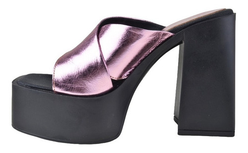 Imagen 3 de 8 de Zuecos Mules De Cuero De Mujer Livianos - Marla - Ferraro