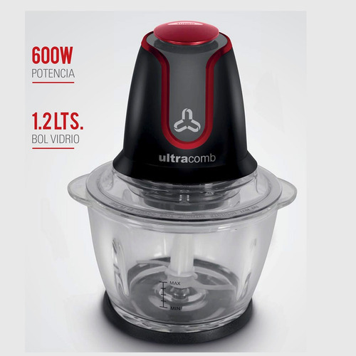Multiprocesadora Ultracomb PC-6800 600W negra