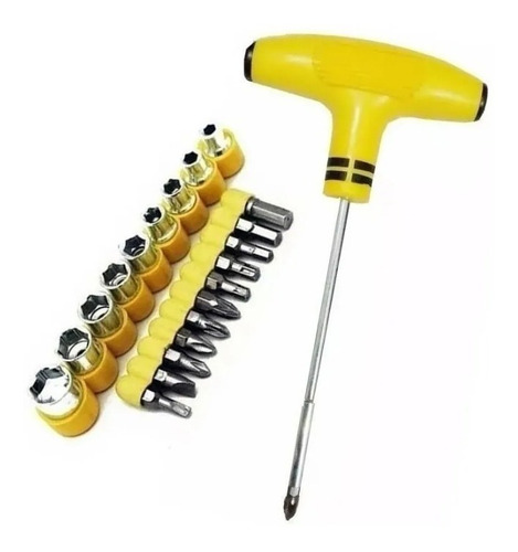 Kit Herramientas Juego De Tubos T 24 Piezas Set Completo