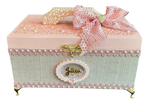 Caixa Em Mdf Personalizada/maleta/maes/lacos/bebe