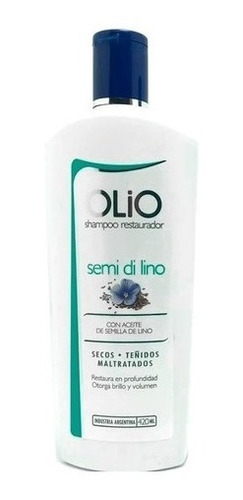 Shampoo Olio Semi De Lino Anna De Sanctis X 420 Ml