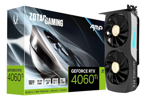 Placa De Video Zotac Gaming  Rtx 4060ti 16 Gb Gddr6 128 Bits