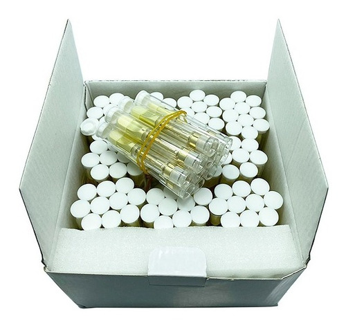 Caja 100 Unidades Cartridge Cartucho De Ceramica 1ml Cbd Wax