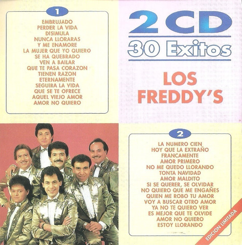 Los Freddys 2 Cd 30 Grandes Éxitos | Cd Música Nuevo
