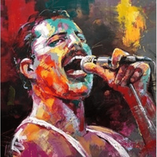 Pintura Por Números Freddie Mercury