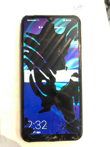 Celular Huawei Y7 2019 (pantalla Dañada)