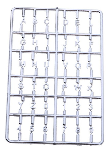 Diy Modelo De Tablero Alfanumérico Números Para Casa De