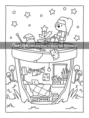 Libro: Cozy Spaces: Libro Para Colorear Para Adultos Y Adole