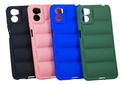 Funda  Puffer Acolchado Antigolpe Para Motorola E22 E22i