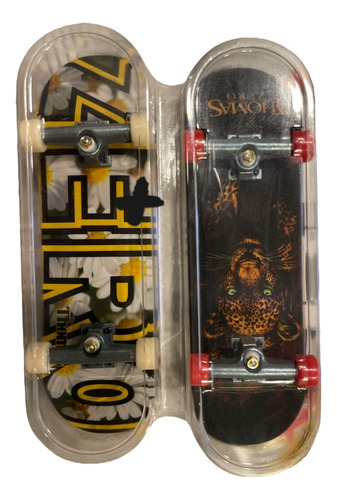 Tech Deck Patineta Skateboard - Skate Bonus Pack 2024 Zero Ruedas Rojo / Blanco Skate Negro/balnco