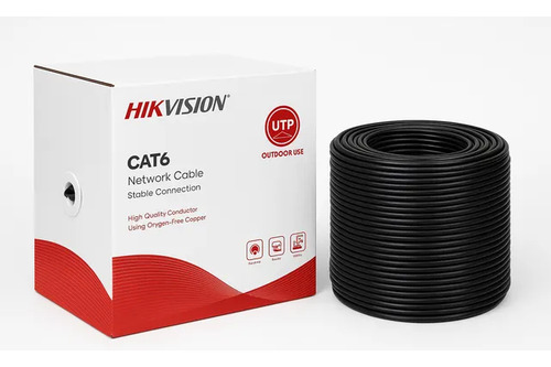 Ds-1ln6outpe, Cable U/utp Cat6 24awg, Cobre Para Exterior