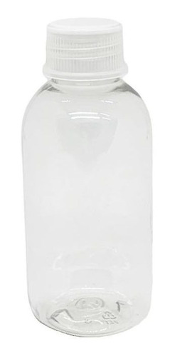 Envase Plastico Con Tapa Rosca Frasco 125 Cc X50 