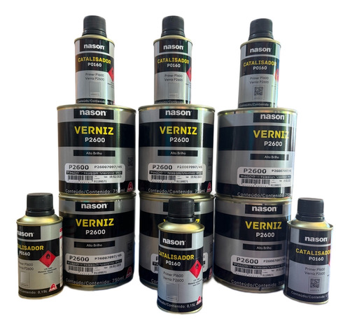 Kit Barniz Clear Axalta 5:1 P2600 X 5,4lts Con/cat 