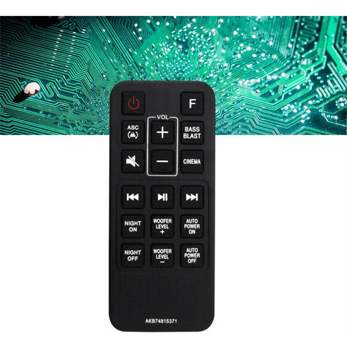 Control Remoto De Reemplazo Akb74815371 For LG Sound Bar S