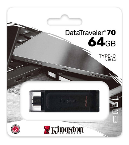 Memoria Usb Kingston Tipo C 64gb 