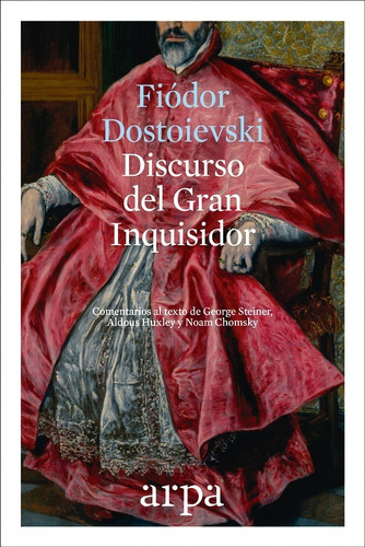 Libro Discurso Del Gran Inquisidor - Fiodor Dostoievski