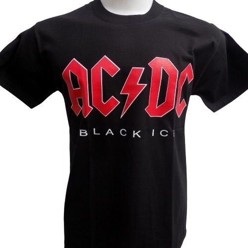 Remeras De Ac/dc Black Ice Acdc Rockería Que Sea Rock 