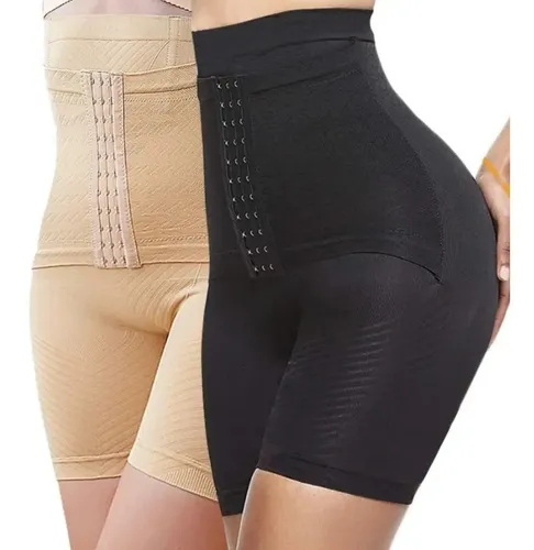 Panty Faja Reductora Short Doble Compresión Shaperx Bk 114