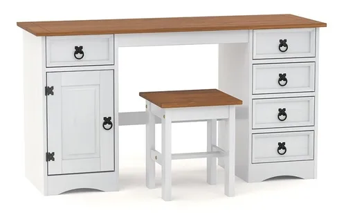 comprar Escritorio Madera 5 Cajones 1 Puerta Mesa De Pc Oficina Lcm