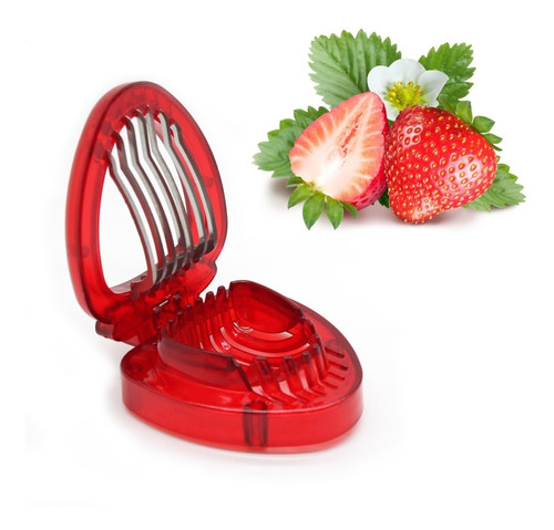 Imagen 1 de 6 de ¡ Rebanador Cortador De Fresas Tajadas Strawberry Slicer !!