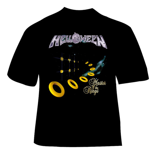 Polera Helloween - Ver 34 - Master Of The Rings