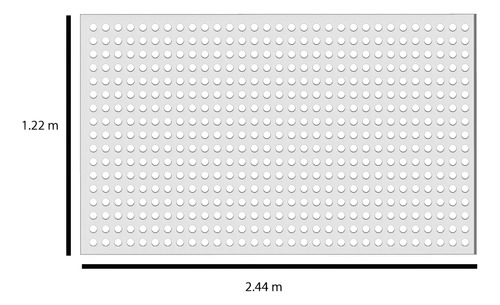 Tumin Perfocel - Panel Perfocel En Mdf 244 X 122cm Natural
