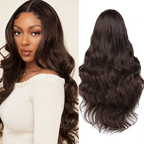 Fancy Hair Body Wave Long Wavy Wig Hd Lace Front Wig 3g1po