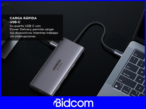 Hub Multipuerto 9 En 1 Ugreen 15375 Usb C Multiplicador