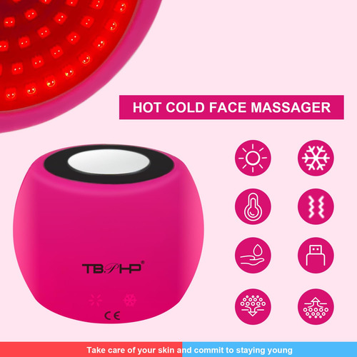 Tbphp Masajeador Facial Eléctrico Frío Caliente 2 En 1, Mult