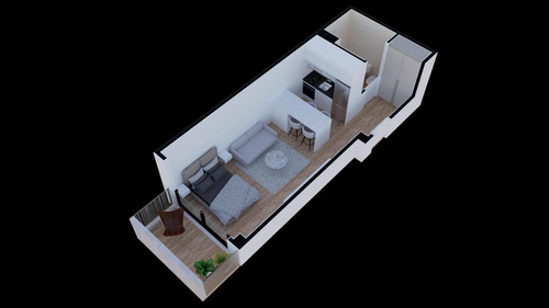 Imagen 6 de 8 de Blanco Encalada 5368, Monoambiente Con Balcon.