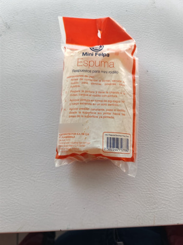 Mini Felpa De Espuma 4 Duo Pack Marca Corona 12 Pz