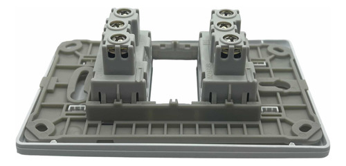 Tomada Dupla 20a Weg Esatta 2p+t 250v Branco C/ Placa 4x2