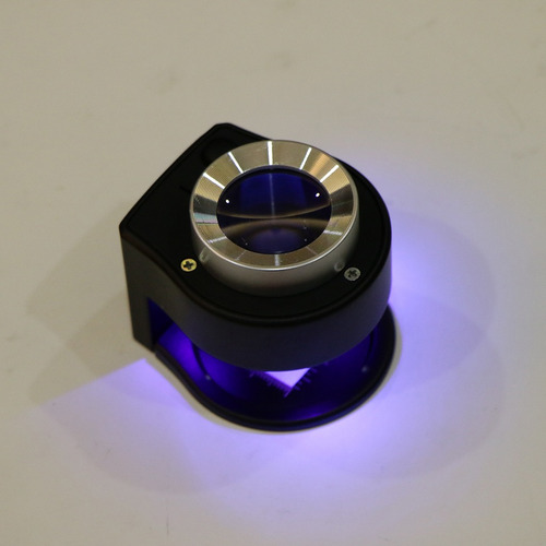 Lupa Led Y Detector De Divisas Uv 30x