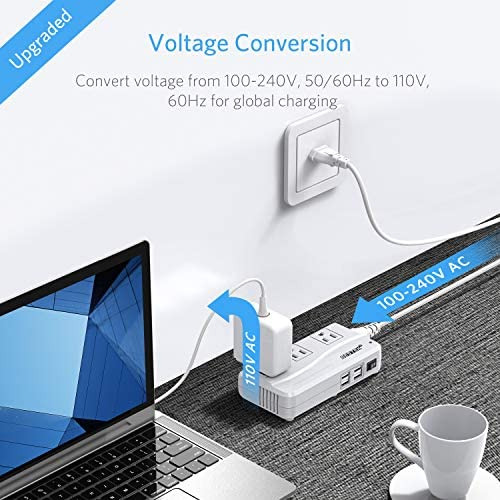 Adaptador De Viaje Universal Bestek Convertidor De Voltaje D