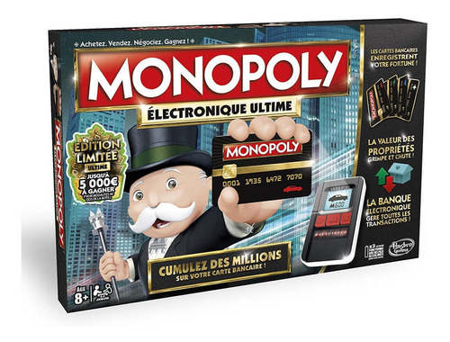 Monopoly - Banco Electronico - Juego De Mesa - Hasbro