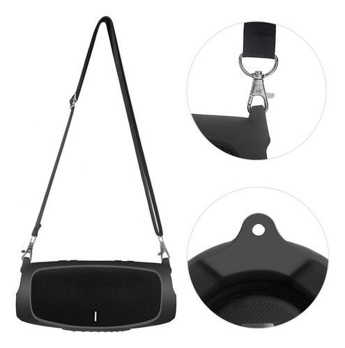Funda De Silicona Con Correa Para Jbl Charge 5