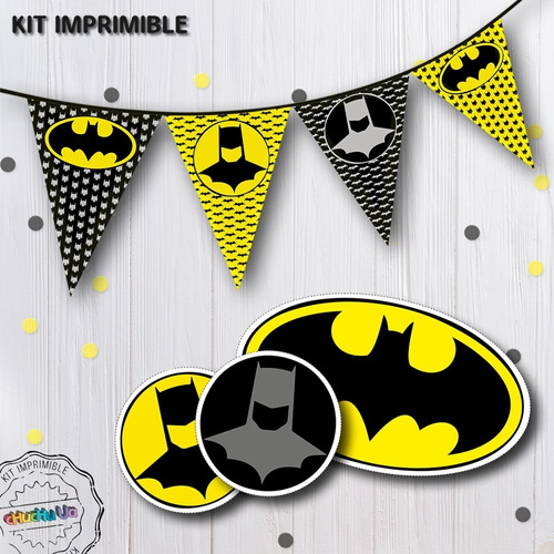 Kit Imprimible Cumpleaños Batman | MercadoLibre