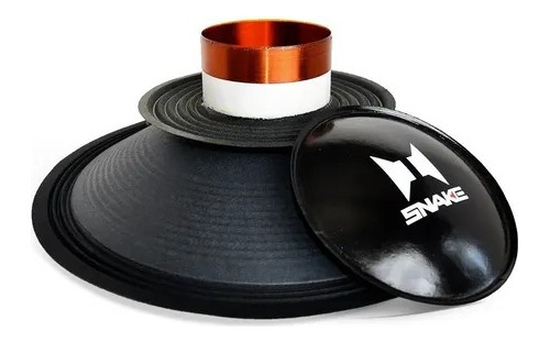 Snake Kit Reparo Woofer Esv610 10 Polegadas 300 Rms Atacado Cor Preto