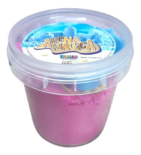 Arena Mágica 150g En Pote Con Moldes Faydi Premium