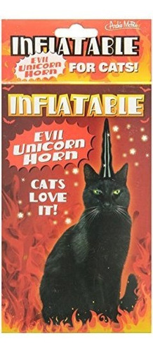Accoutrements Evil Unicorn Horn Inflable Para Los Gatos