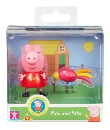 Peppa Pig Figura Originales Con Mascota