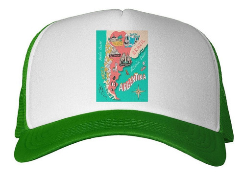 Gorra Argentina Cultura Mapa Diseño