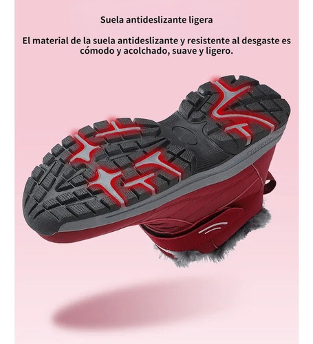Botas Casuales Hombre Fleece Warm Snow Boots Impermeable