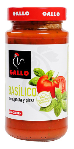 Salsa Gallo Para Pasta Basilico 400g