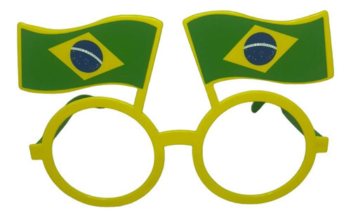 Kit 10 Óculos Brandeira Do Brasil Copa Do Mundo