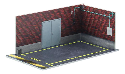 2 Piezas 1/32 Diecast Car Parking Mini Car Garage Estilo A