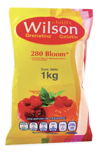 Grenetina Wilson 1 Kg 280 Bloom